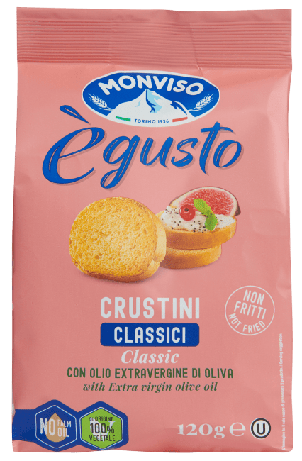 Panmonviso crustini m/olje & sjøsalt 120 g