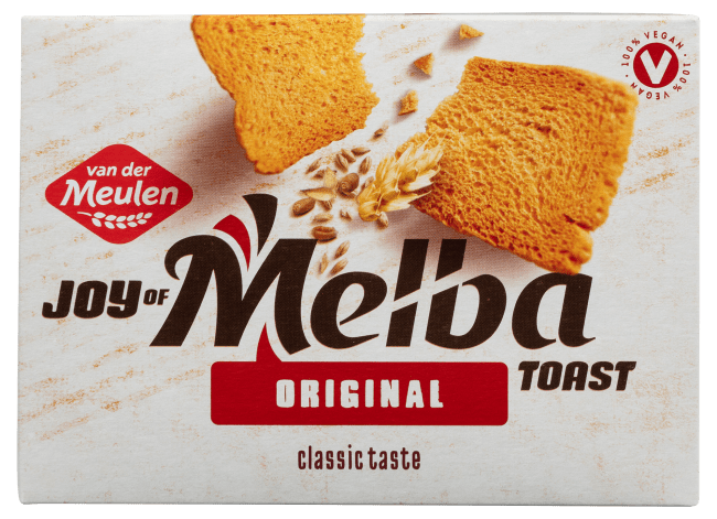 Meulen melba toast firkantet 100 g