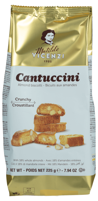 Vicenzi cantuccini m/mandel 225 g