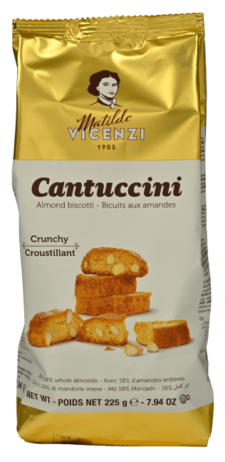 Vicenzi cantuccini m/mandel 225 g
