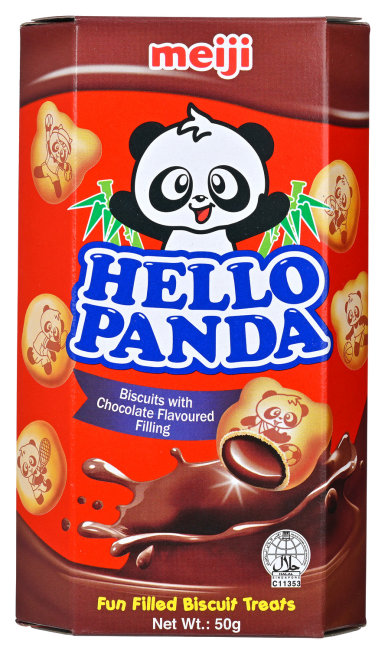 Hello Panda kjeks m/sjokolade 50 g