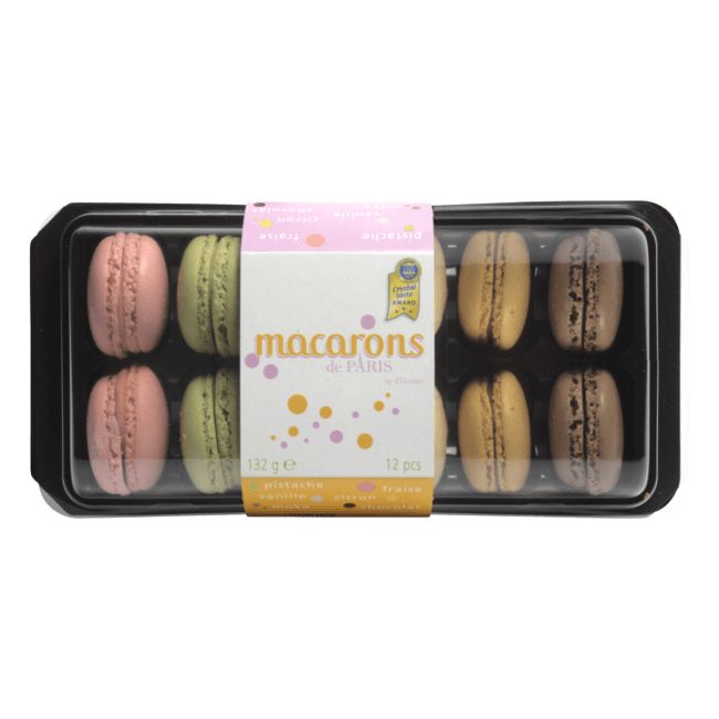 Makroner ferske assortert 132 g