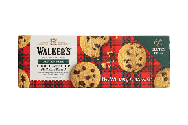 Walkers glutenfri shortbread m/sjokolade 140 g