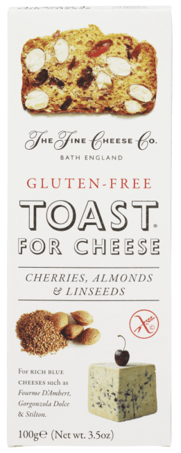 Toast for cheese glutenfri kirsebær/mandler 100 g