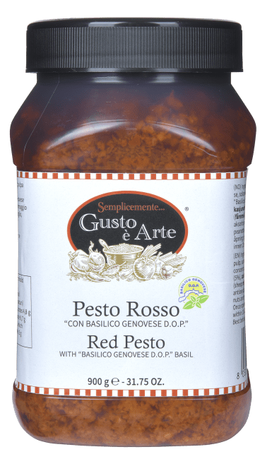 (Utgått) Gusto è Arte pesto rosso 900 g