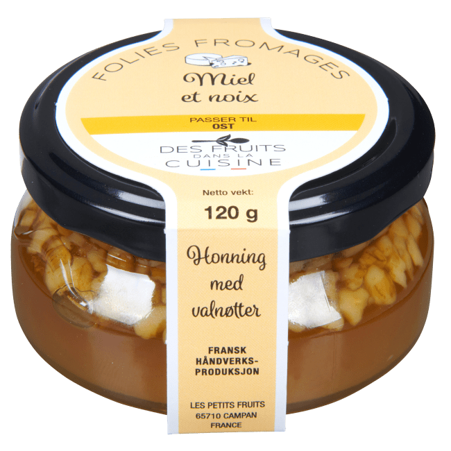 Lesgards honning m/valnøtter til ost 120 g