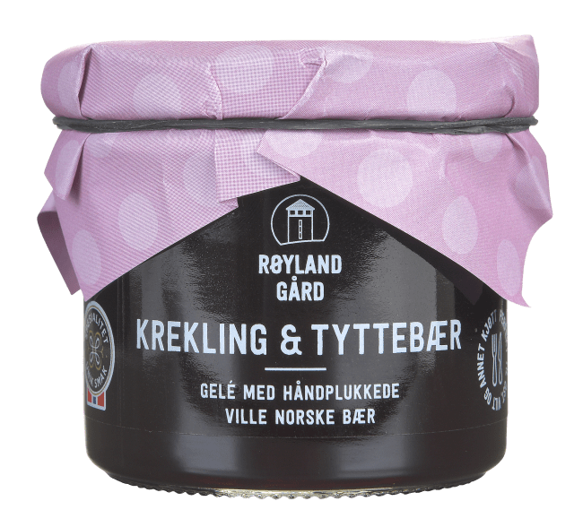(Utgått) Røyland gelé m/krekling og tyttebær 125ml