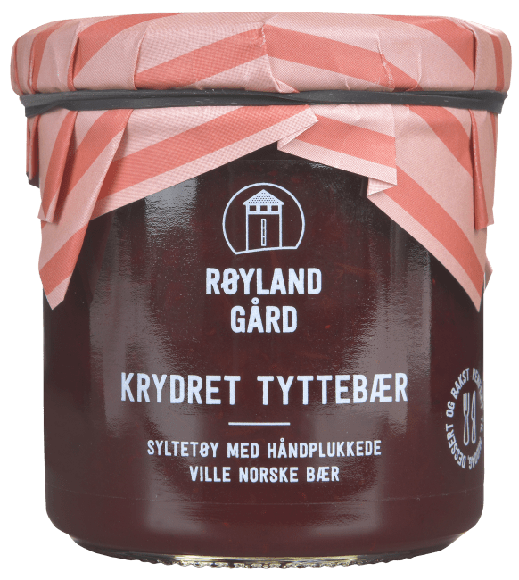 Røyland tyttebærsyltetøy krydret 160 g