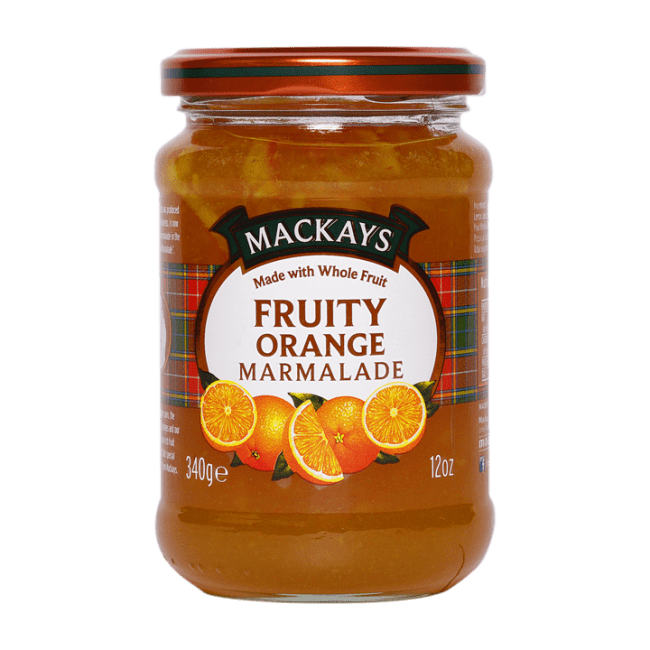 Mackays appelsinmarmelade søt 340 g