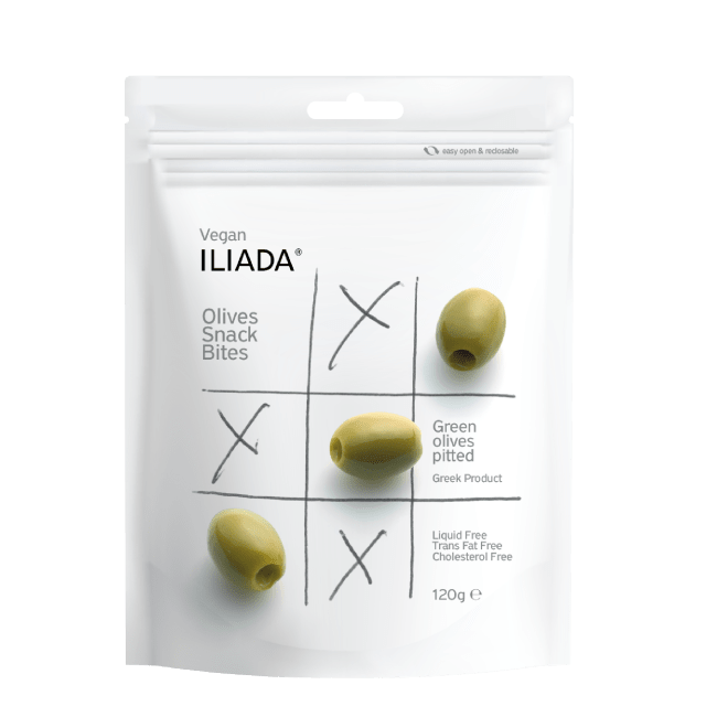 Iliada oliven grønn u/sten 120 g