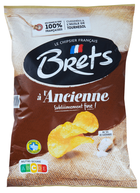 Brets potetchips m/salt 125g