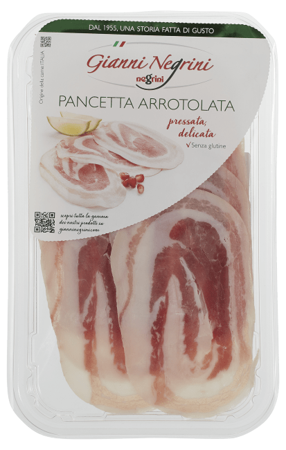 Negrini pancetta Arrotolata Affettata 80 g