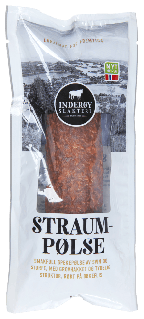 Inderøy Slakteri Straumpølse 250 g