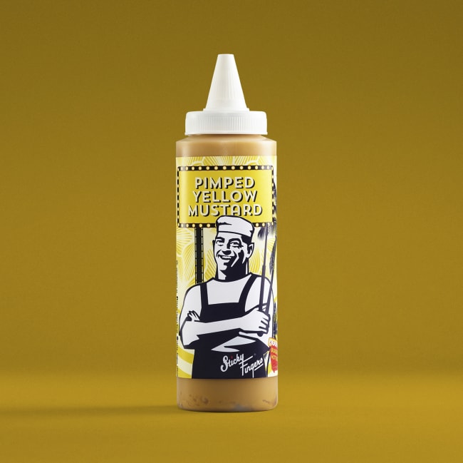 Sticky Fingers american yellow mustard 237 ml