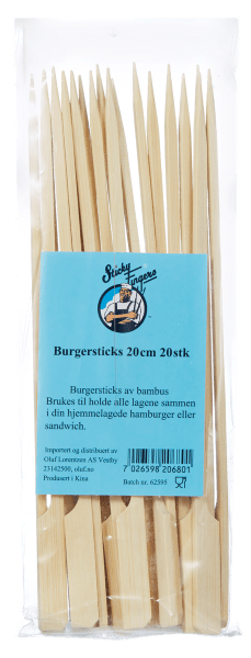 Sticky Fingers Burgersticks u/logo 20cm 20 stk