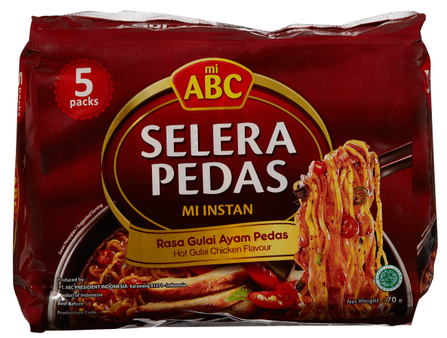 ABC nudler gulai kylling sterk 5x70 g