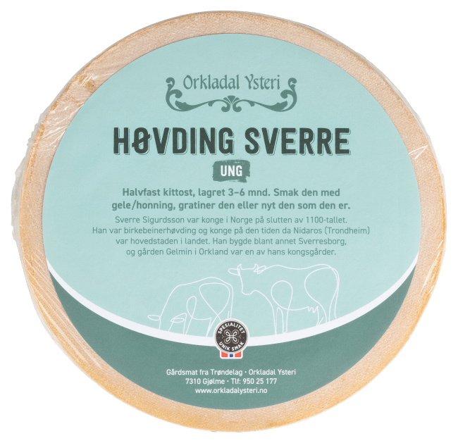 Orkladal Ysteri Høvding Sverre Ung ca 3,2 kg