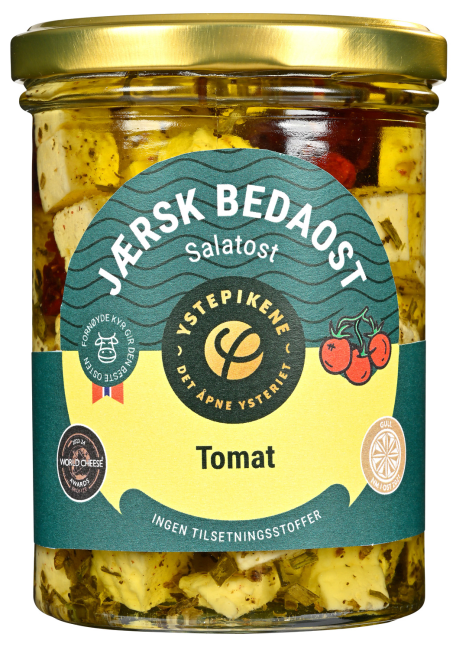 Ystepikene Jærsk Bedaost tomat 378 g