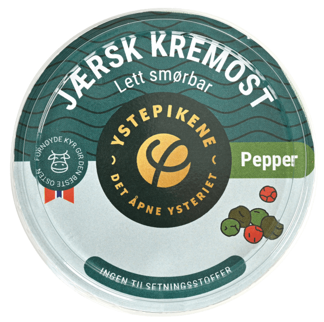 Ystepikene Jærsk kremost pepper 150 g