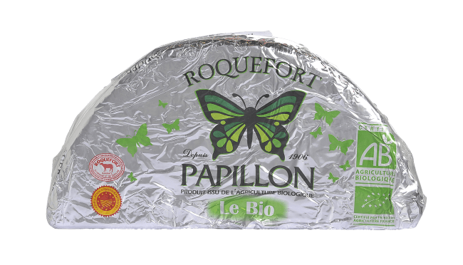 Roquefort Papillon AOP ØKO ca 1,25 kg