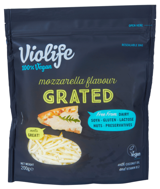 (Utgått) Violife revet mozzarella 200 g