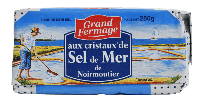 Fransk smør m/havsalt 250 g