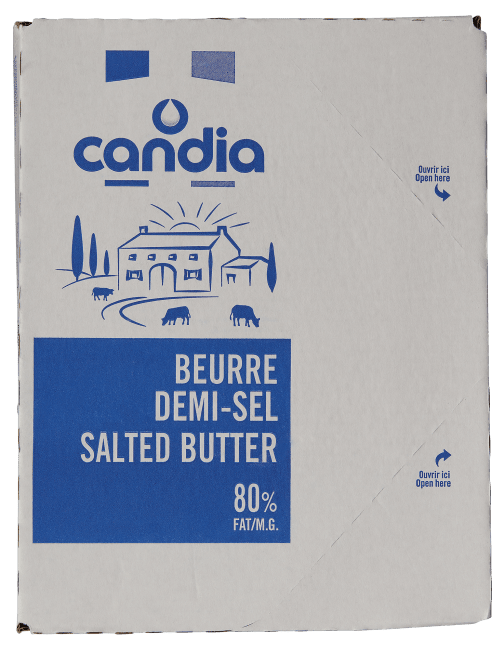 Candia fransk smør m/salt 100x10 g