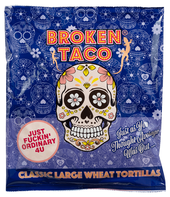 Broken Taco tortilla 25 cm 6 stk 370 g