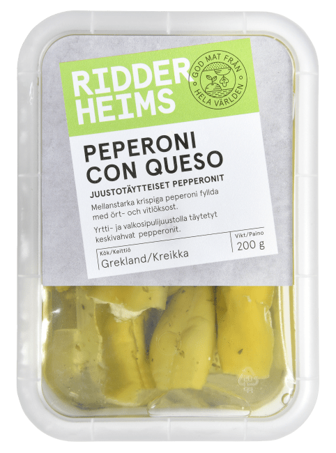 (Utgått) Ridderheims pepperoni con queso 200 g