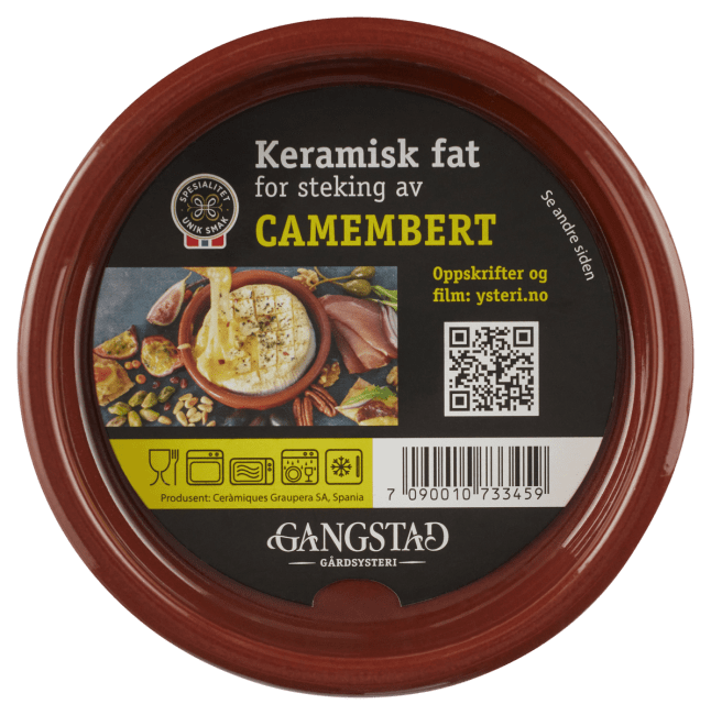 Gangstad keramisk fat til camembert