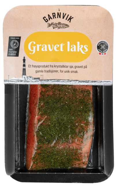 Garnvik gravet laks bit 200 g