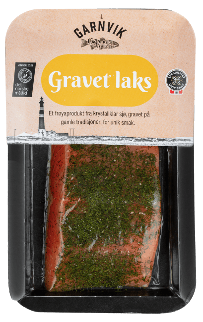 Garnviks Røkeri gravet laks bit 200 g