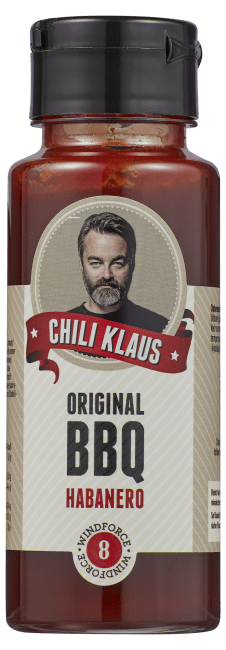 (Utgått) Chili Klaus habanero BBQ saus 250 ml