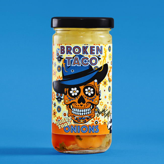 (Utgått) Broken Taco Honky Tonk onions 226 g