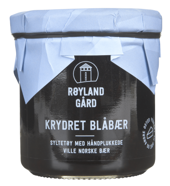 Røyland blåbærsyltetøy krydret 160 g