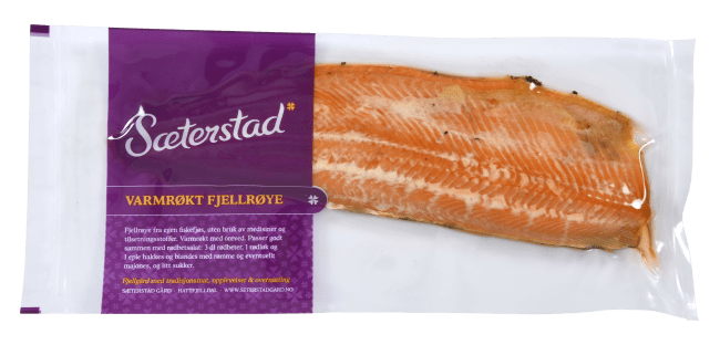(Utgått) Fjellrøye varmrøkt filet ca 200 g