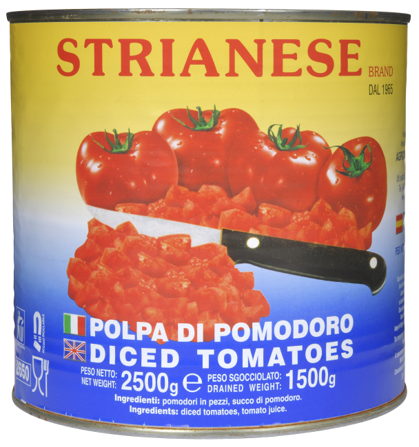 Strianese tomater finhakkede (polpa) 2,5 kg