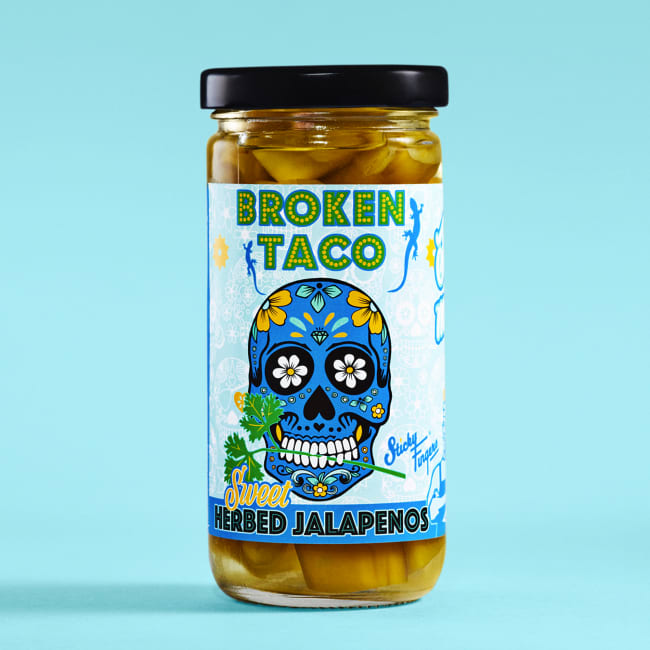 (Utgått) Broken Taco sweet herbed jalapenos 226 g