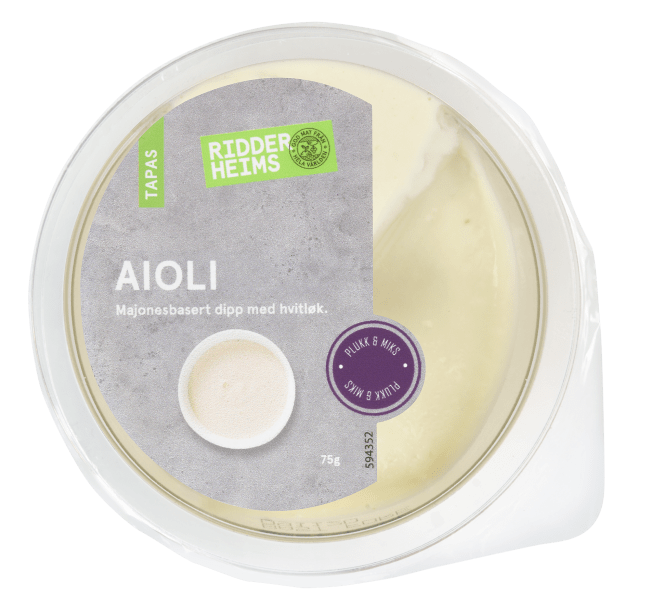 (Utgått) Ridderheims aioli plukk & miks 75 g