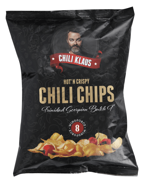 (Utgått) Chili Klaus chips chili vindstyrke 8 150g