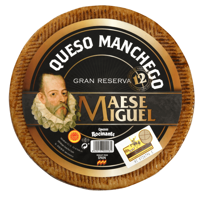 Manchego 12 mnd DOP ca 3,3 kg