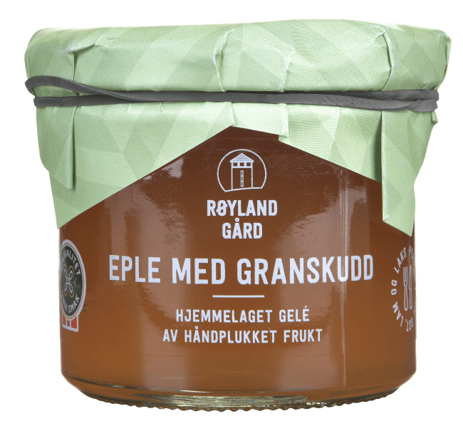 Røyland eplegelé m/granskudd 125 ml