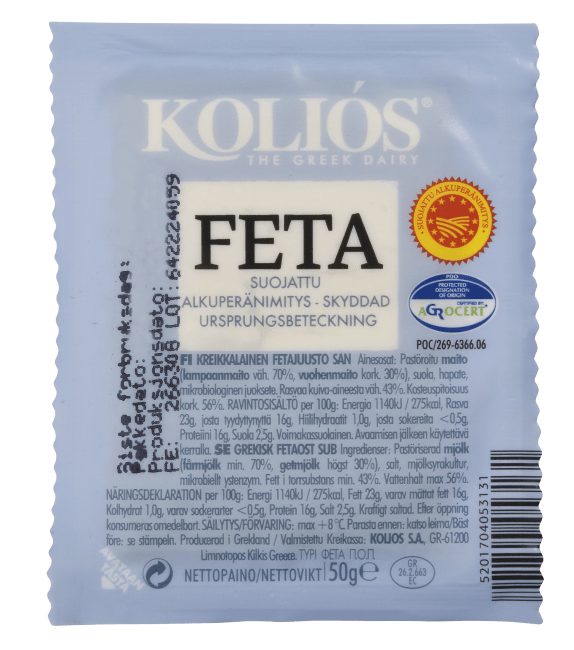 (Utgått) Gresk feta PDO 50 g