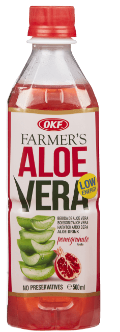 OKF aloe vera granateple 500 ml