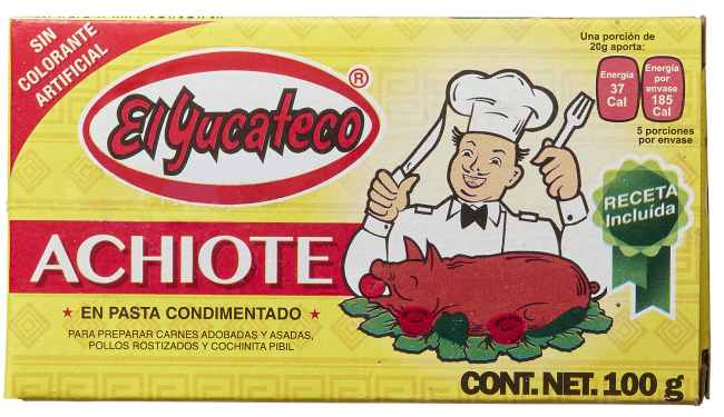 El Yucateco Achiote paste 100 g