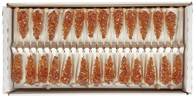 Sukkerpinner brune 100 stk