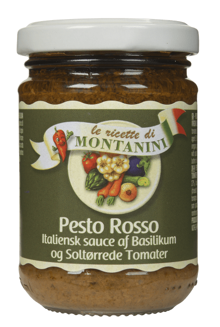 (Nytt nr 383754) Montanini pestosaus rød 140 g