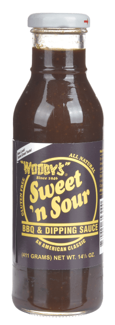 Woody's sweet & sour saus 411 g