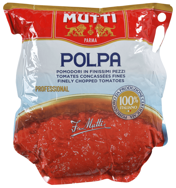 Mutti tomater (polpa) bag in box 2 x 5 kg