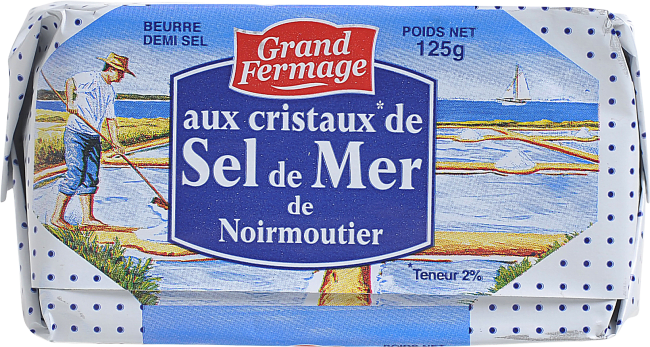 (Nytt nr 911007) Fransk smør m/havsalt 125 g